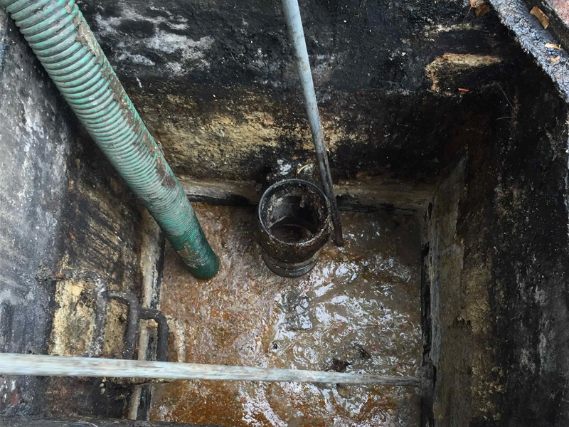 阳江镇隔油池清理